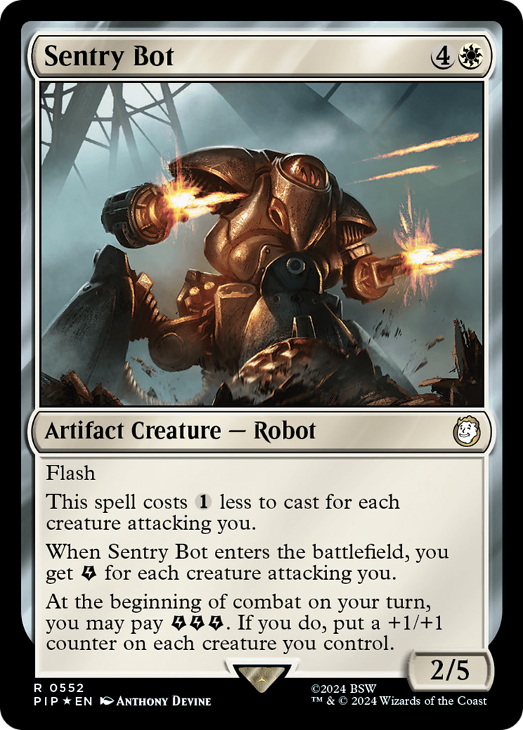 Sentry Bot (Surge Foil) [Fallout] | Card Citadel