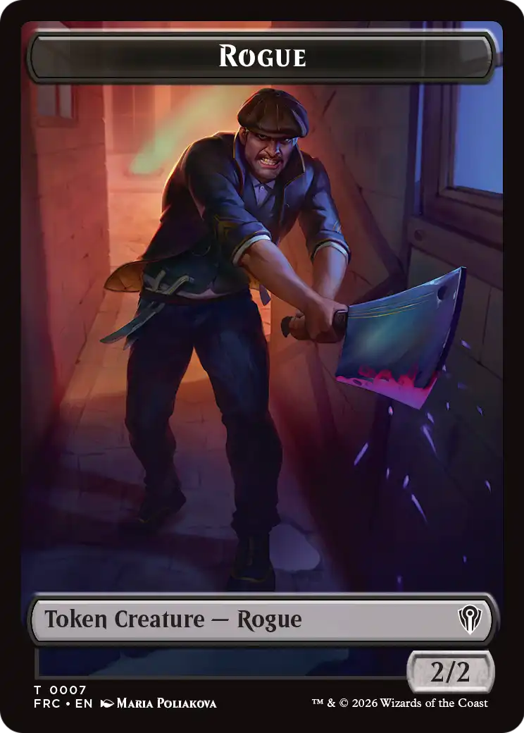 Insect // Rogue Double-Sided Token [Reality Fracture Commander Tokens] | Card Citadel