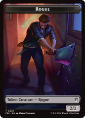 Insect // Rogue Double-Sided Token [Reality Fracture Commander Tokens] | Card Citadel