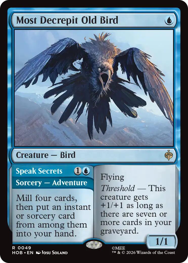 Most Decrepit Old Bird [The Hobbit] | Card Citadel