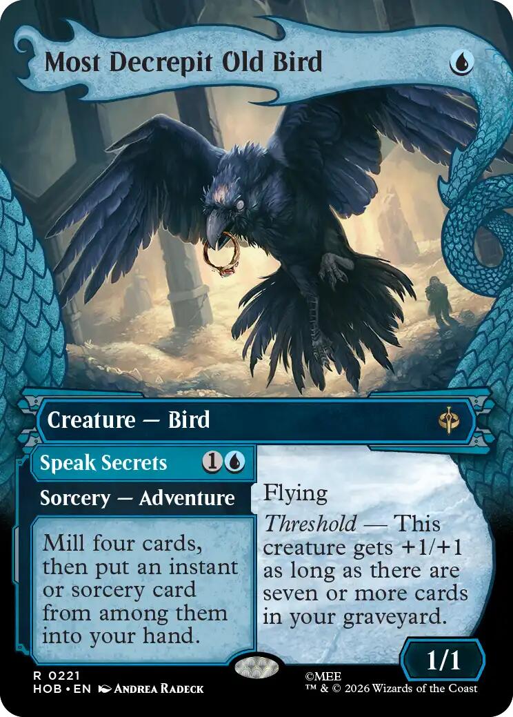 Most Decrepit Old Bird (Showcase) [The Hobbit] | Card Citadel