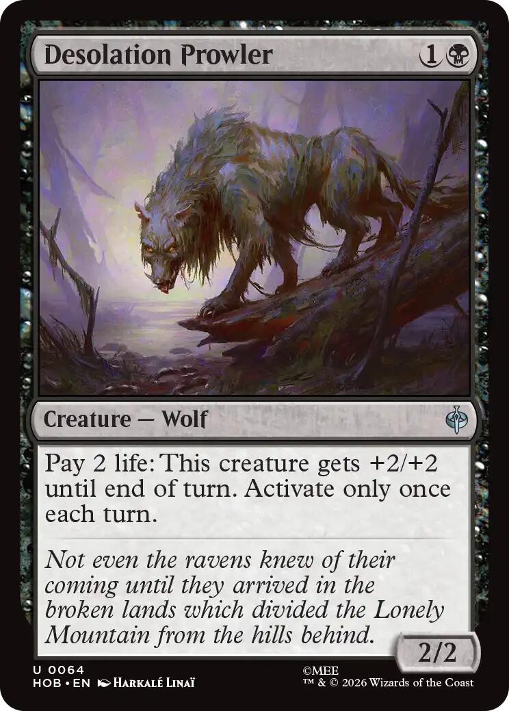 Desolation Prowler [The Hobbit] | Card Citadel