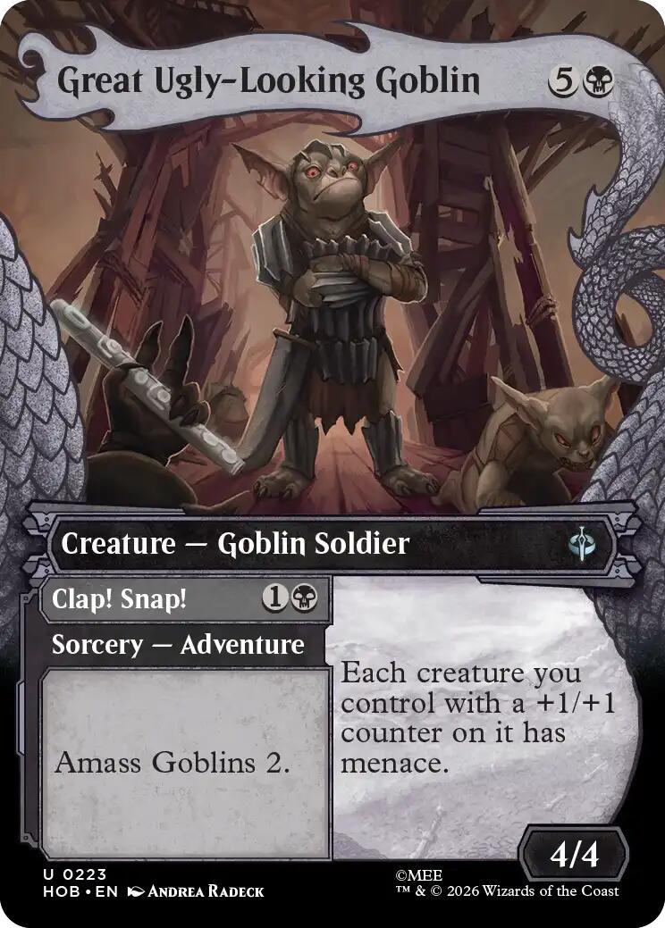 Great Ugly-Looking Goblin (Showcase) [The Hobbit] | Card Citadel