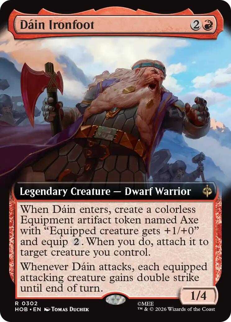 Dain Ironfoot (Extended Art) [The Hobbit] | Card Citadel