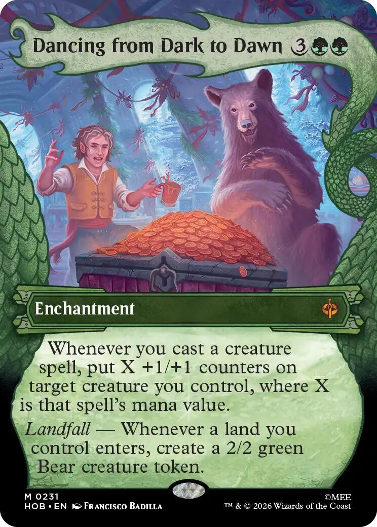 Dancing from Dark to Dawn (Showcase) [The Hobbit] | Card Citadel