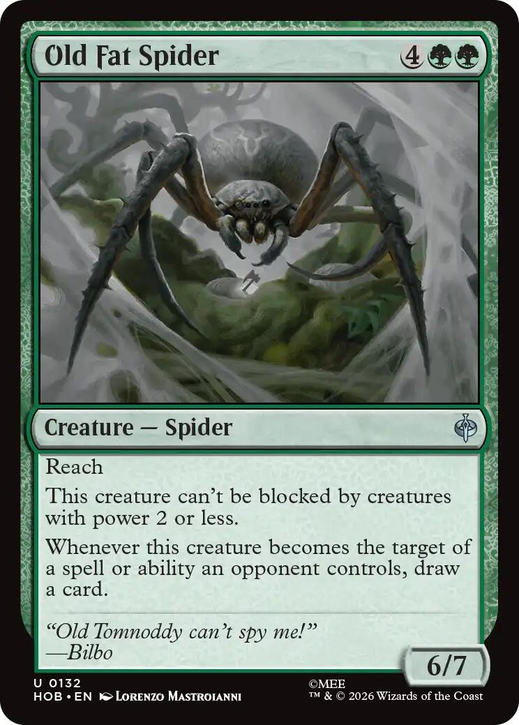 Old Fat Spider [The Hobbit] | Card Citadel