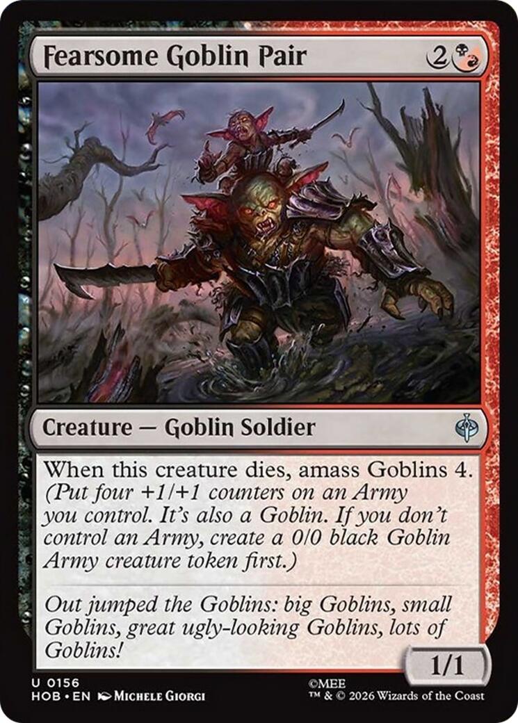 Fearsome Goblin Pair [The Hobbit] | Card Citadel