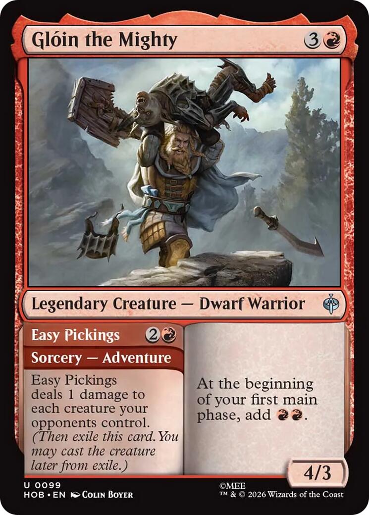Gloin the Mighty [The Hobbit] | Card Citadel