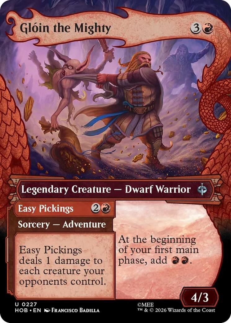 Gloin the Mighty (Showcase) [The Hobbit] | Card Citadel