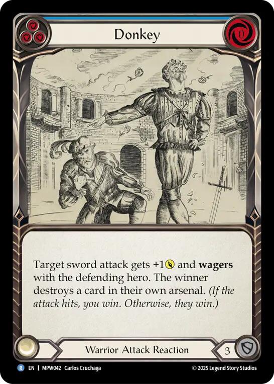 Donkey (Blue) [MPW042] (Mastery Pack Warrior)  Rainbow Foil | Card Citadel