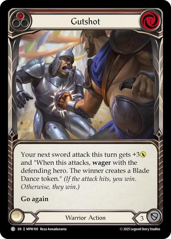 Gutshot (Red) [MPW109] (Mastery Pack Warrior)  Rainbow Foil | Card Citadel