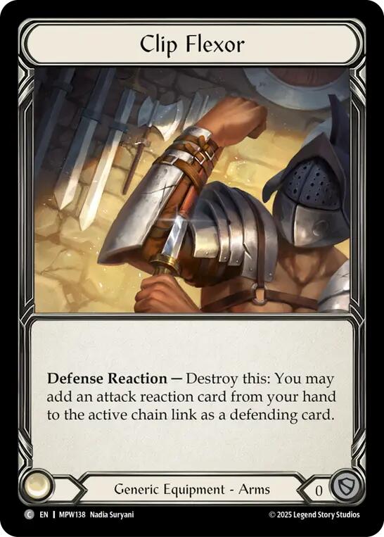 Clip Flexor [MPW138] (Mastery Pack Warrior)  Cold Foil | Card Citadel