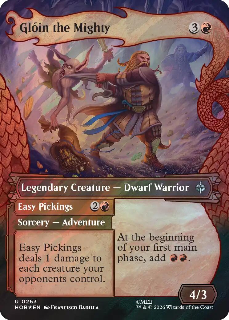 Gloin the Mighty (Showcase) (Surge Foil) [The Hobbit] | Card Citadel