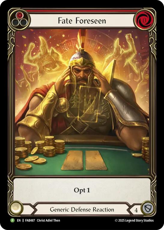 Fate Foreseen [FAB487] (Promo)  Rainbow Foil | Card Citadel