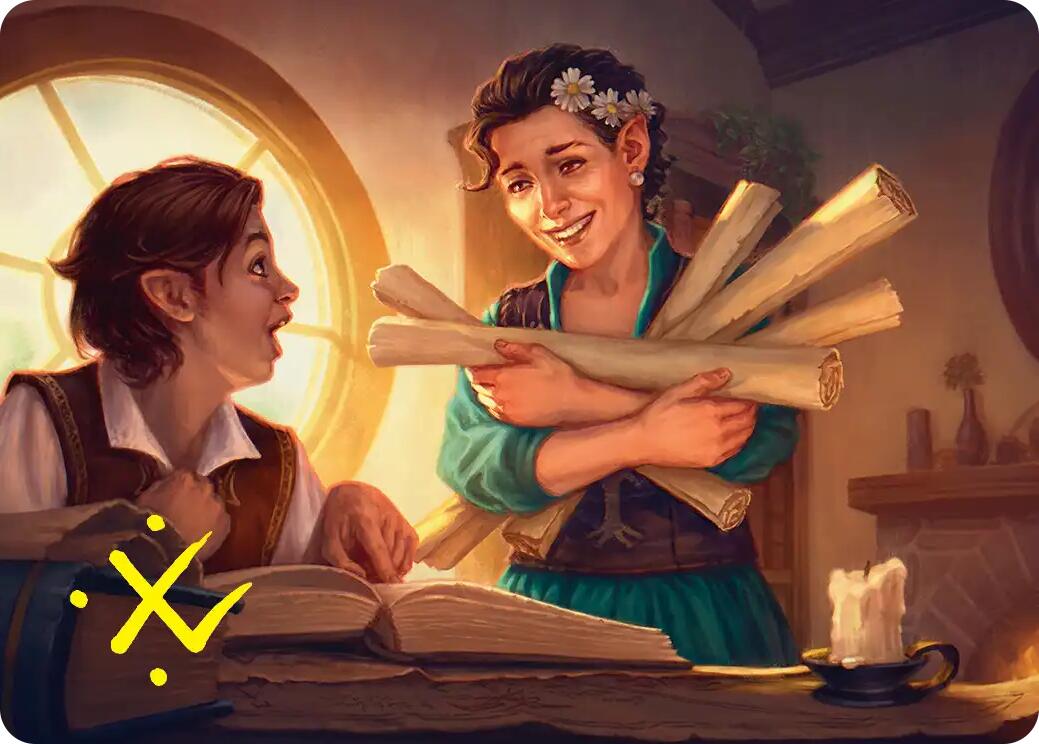 Belladonna Took Art Card (Gold-Stamped Signature) [The Hobbit Art Series] | Card Citadel