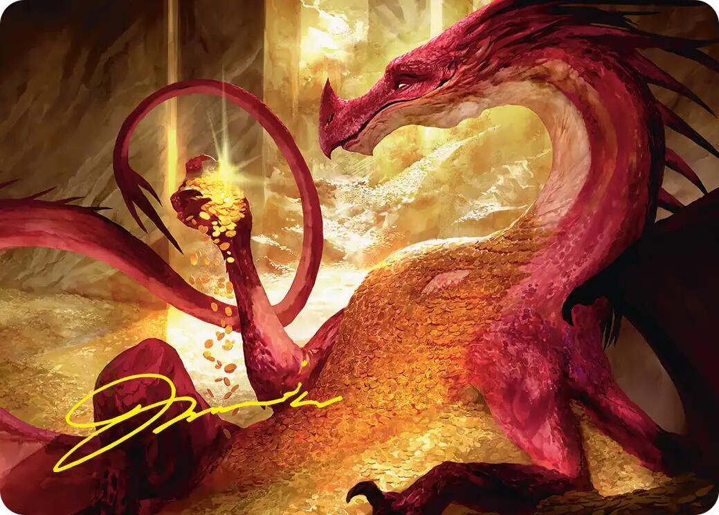 Gleaming Splendor Art Card (Gold-Stamped Signature) [The Hobbit Art Series] | Card Citadel
