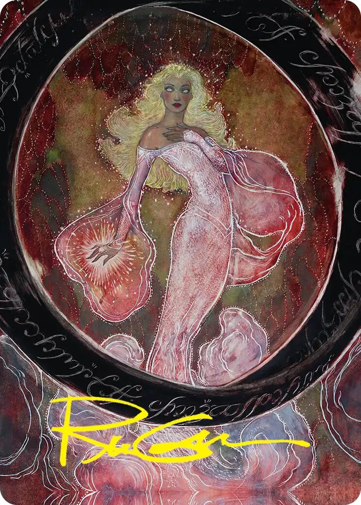 Galadriel's Dismissal Art Card (Gold-Stamped Signature) [The Hobbit Art Series] | Card Citadel