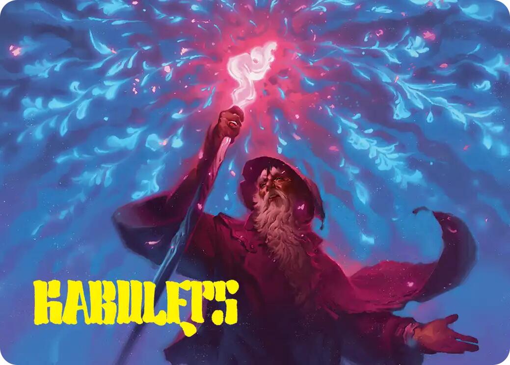 Wizard's Staff Art Card (Gold-Stamped Signature) [The Hobbit Art Series] | Card Citadel