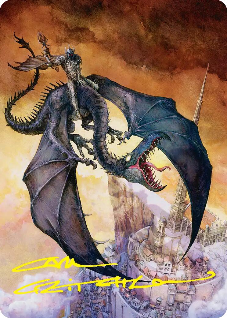Witch-king, Bringer of Ruin Art Card (Gold-Stamped Signature) [The Hobbit Art Series] | Card Citadel
