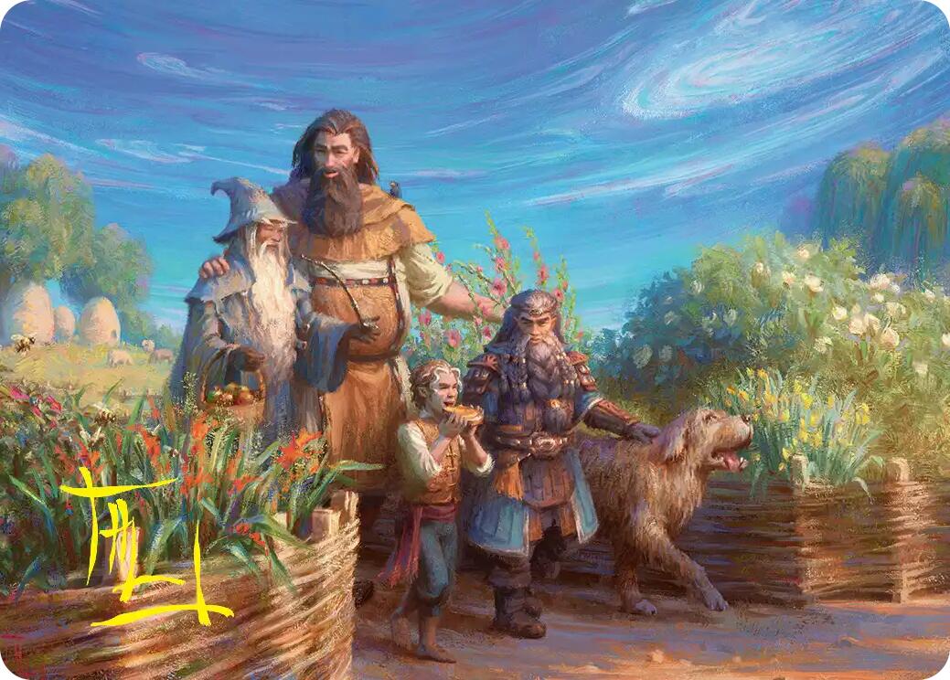Beorn's Hospitality Art Card (Gold-Stamped Signature) [The Hobbit Art Series] | Card Citadel