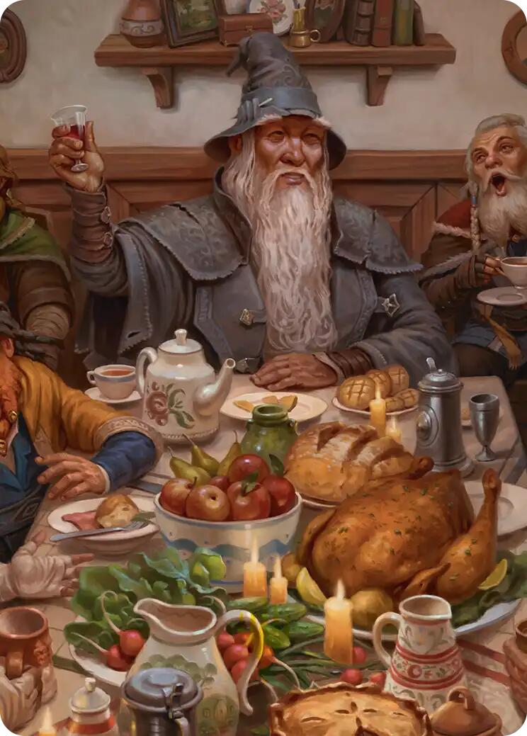 Gandalf, Party Guest Art Card (2/12) [The Hobbit Art Series] | Card Citadel