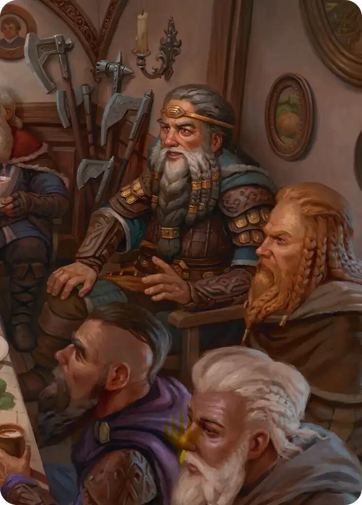 Thorin, King of Durin's Folk Art Card (3/12) [The Hobbit Art Series] | Card Citadel