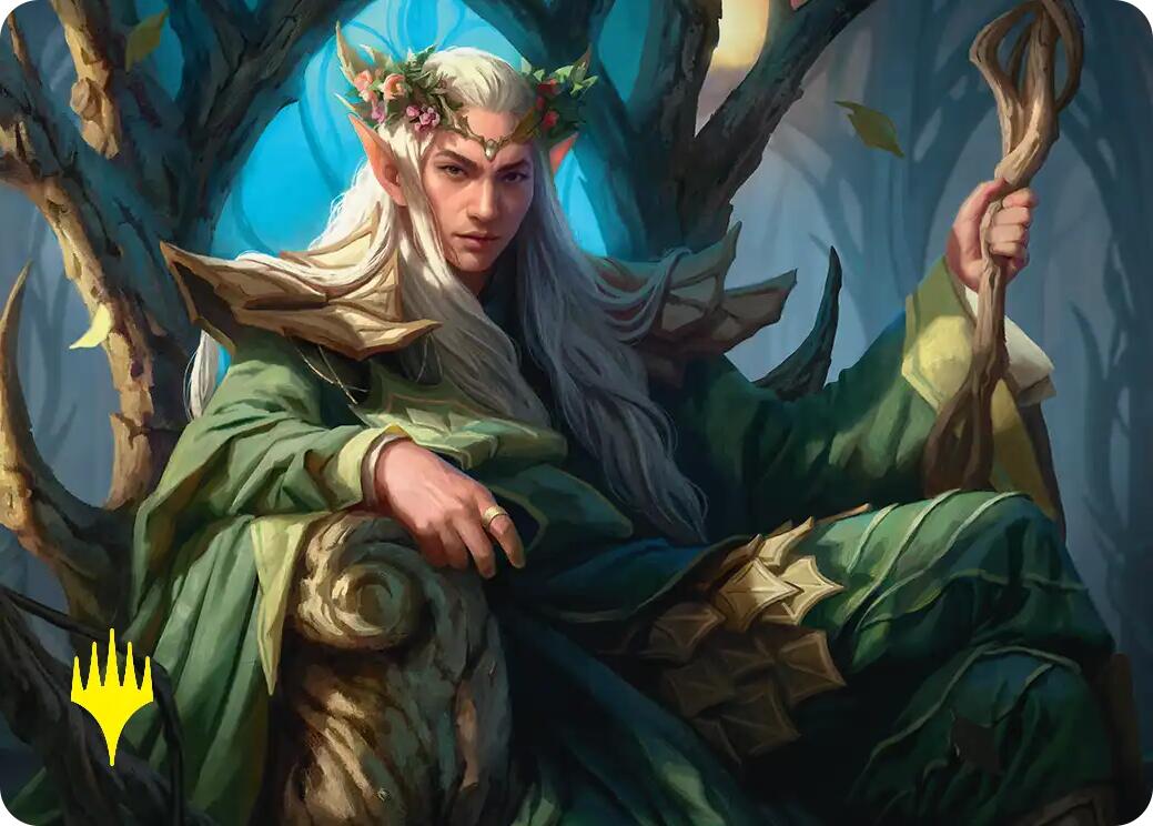 Thranduil, the Elvenking Art Card (Gold-Stamped) [The Hobbit Art Series] | Card Citadel
