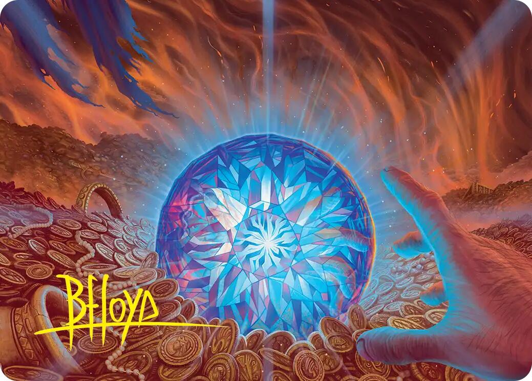 The Arkenstone Art Card (Gold-Stamped Signature) [The Hobbit Art Series] | Card Citadel