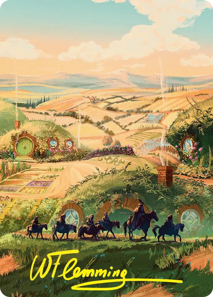 Plains Art Card (Gold-Stamped Signature) [The Hobbit Art Series] | Card Citadel