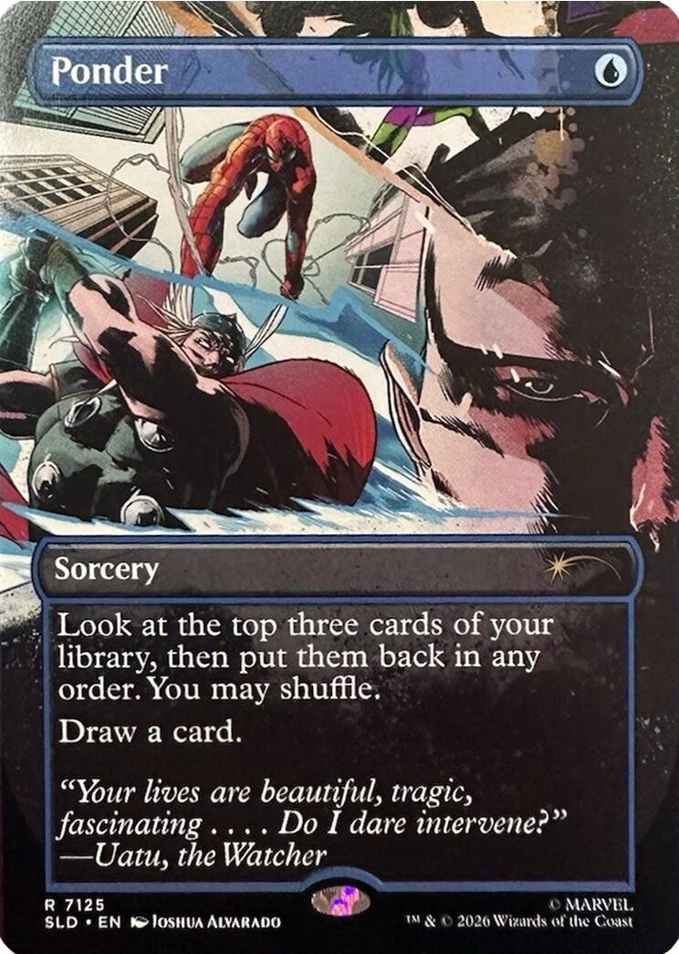 Ponder (7125) [Secret Lair Drop Series] | Card Citadel