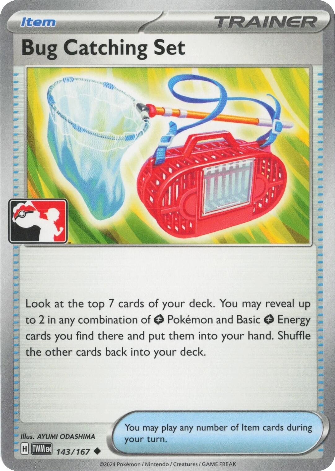 Bug Catching Set (143/167) (Left Stamp) [Prize Pack Series Seven] | Card Citadel