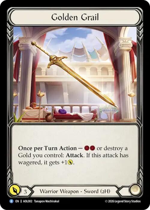 Golden Grail [AOL002] (Armory Deck: Olympia, Prized Fighter)  Rainbow Foil | Card Citadel