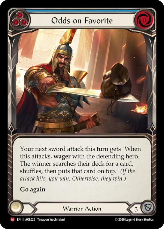 Odds on Favorite [AOL026] (Armory Deck: Olympia, Prized Fighter) | Card Citadel