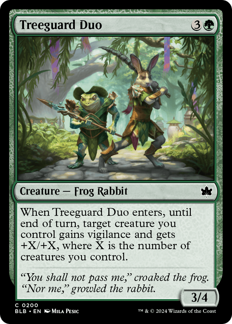 Treeguard Duo [Bloomburrow] | Card Citadel