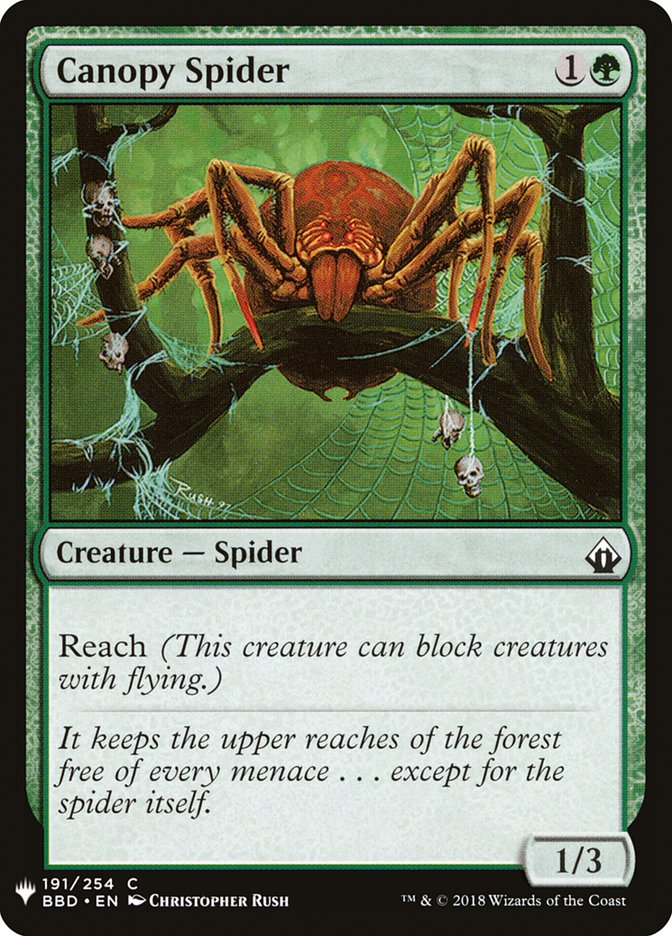 Canopy Spider [Mystery Booster] | Card Citadel