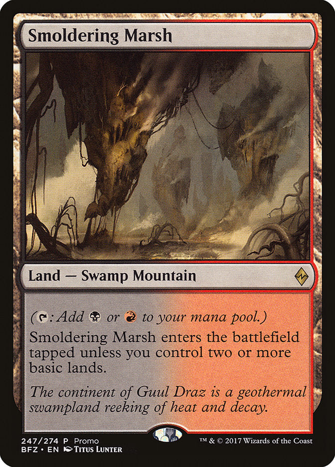 Smoldering Marsh (Promo) [Standard Showdown Promos] | Card Citadel