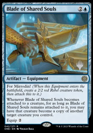 Blade of Shared Souls (Promo Pack) [Phyrexia: All Will Be One Promos] | Card Citadel