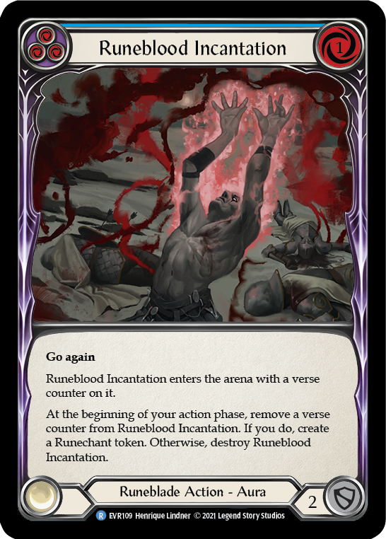 Runeblood Incantation (Blue) [EVR109] (Everfest)  1st Edition Normal | Card Citadel