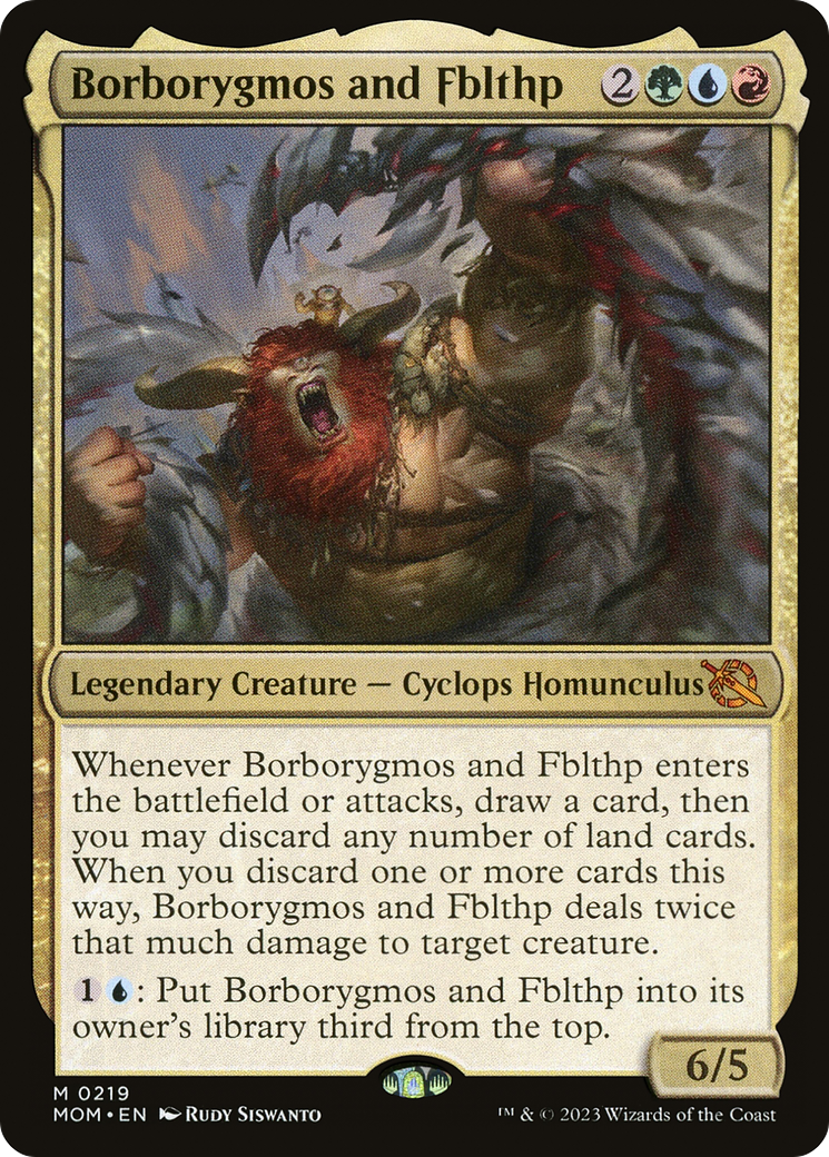 Borborygmos and Fblthp [March of the Machine] | Card Citadel