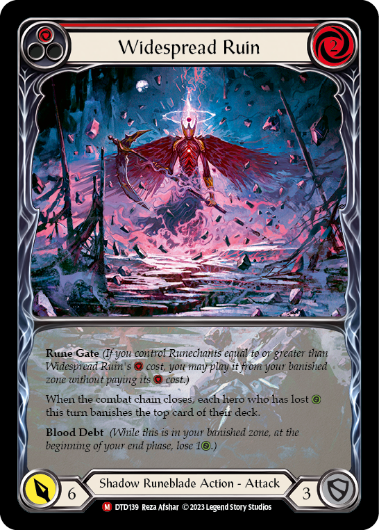 Widespread Ruin (Extended Art) [DTD139] (Dusk Till Dawn)  Rainbow Foil | Card Citadel