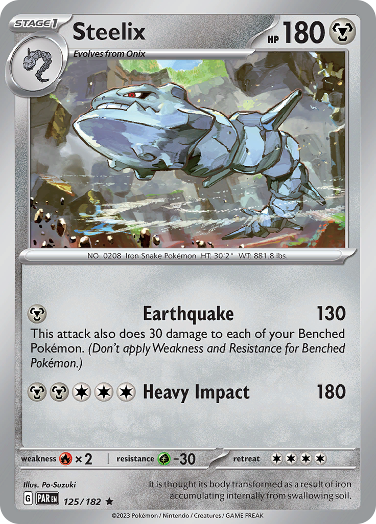 Steelix (125/182) [Scarlet & Violet: Paradox Rift] | Card Citadel