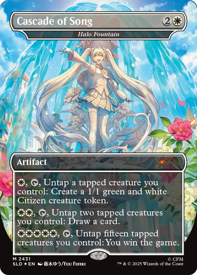 Cascade of Song - Halo Fountain [Secret Lair Drop Series] | Card Citadel