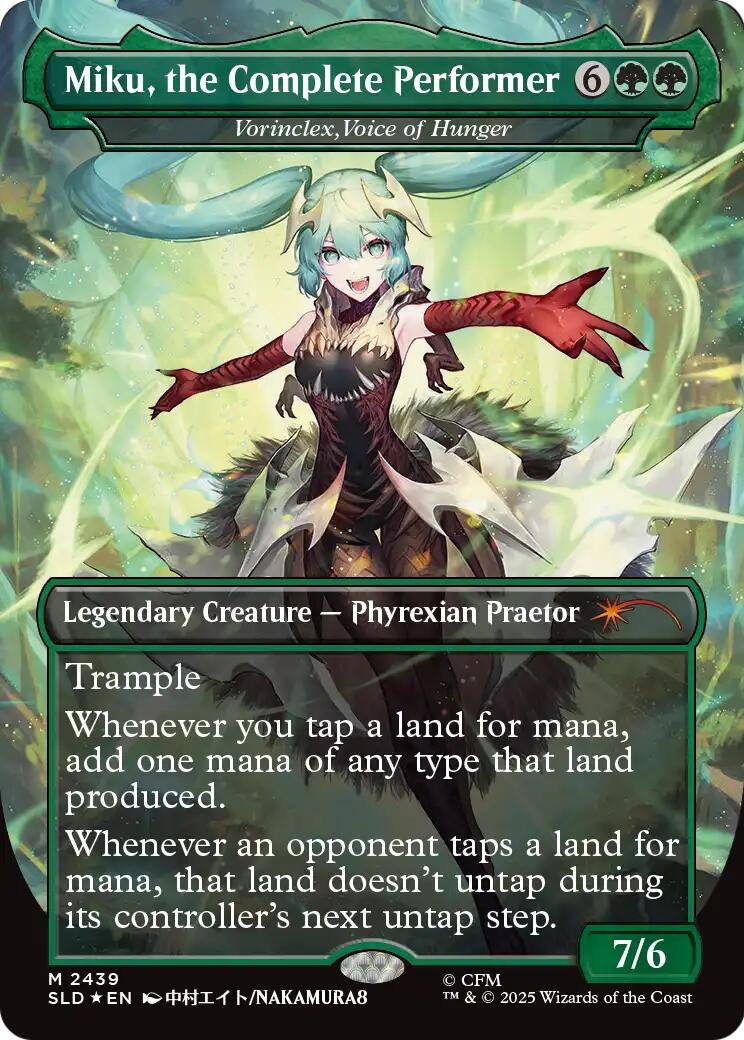 Miku, the Complete Performer - Vorinclex, Voice of Hunger [Secret Lair Drop Series] | Card Citadel