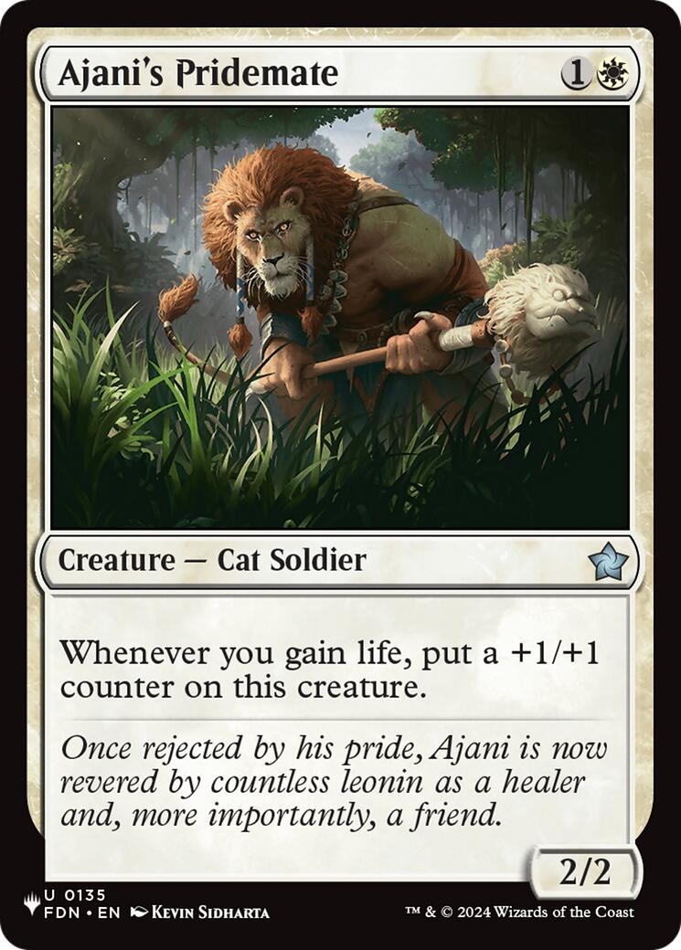 Ajani's Pridemate (FDN) [The List] | Card Citadel