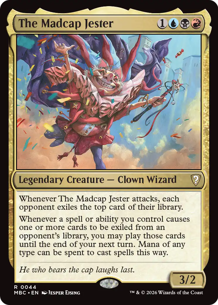 The Madcap Jester [Mystery Booster: Commander Edition] | Card Citadel