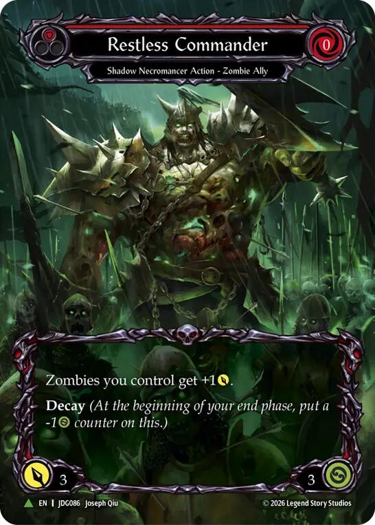 Restless Commander (Marvel) [JDG086] (Promo)  Cold Foil | Card Citadel