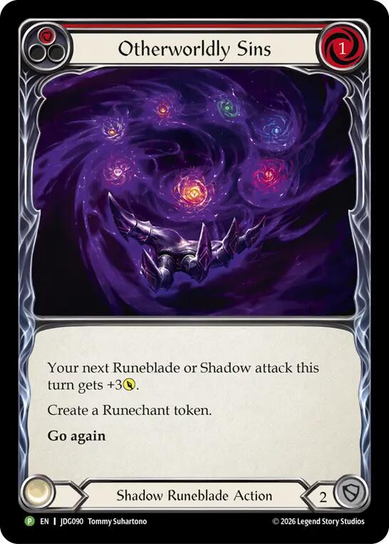 Otherworldly Sins [JDG090] (Promo)  Cold Foil | Card Citadel