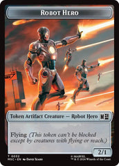 Robot Hero // Villain Double-Sided Token [Marvel Super Heroes Commander Tokens] | Card Citadel