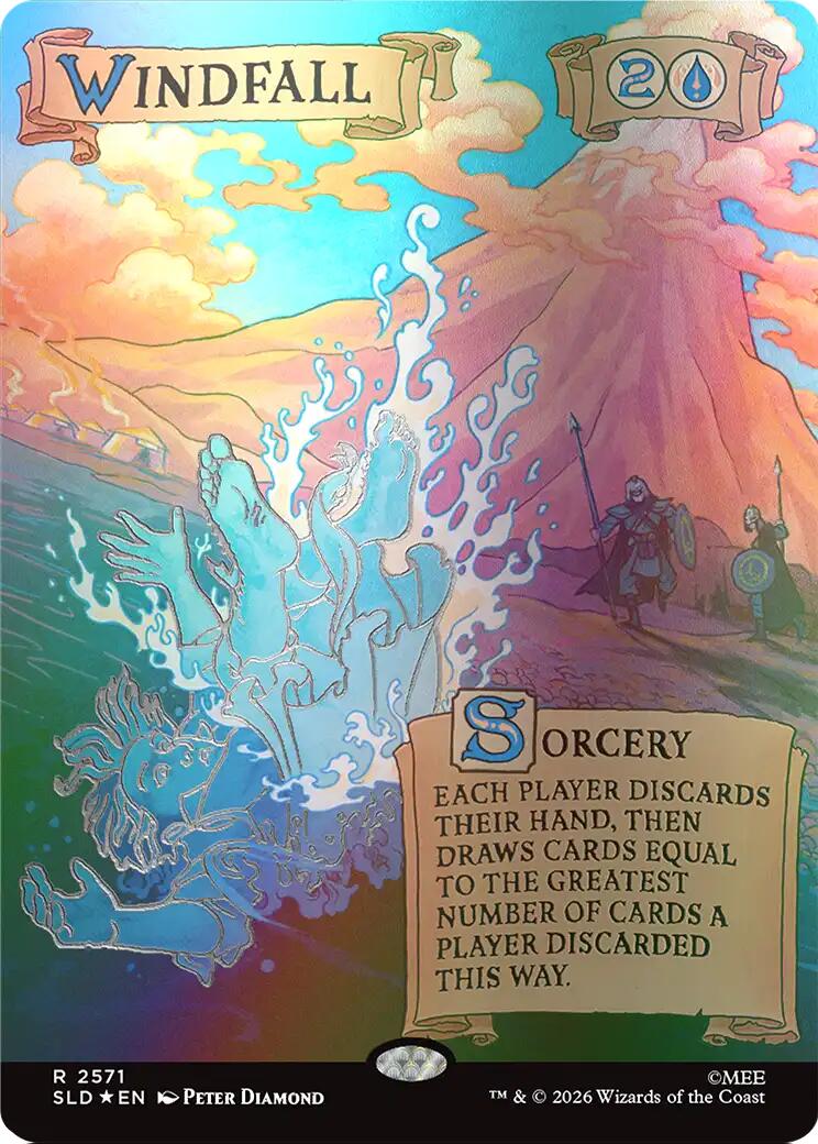 Windfall (2571) (Out Of Sight Foil) [Secret Lair Drop Series] | Card Citadel