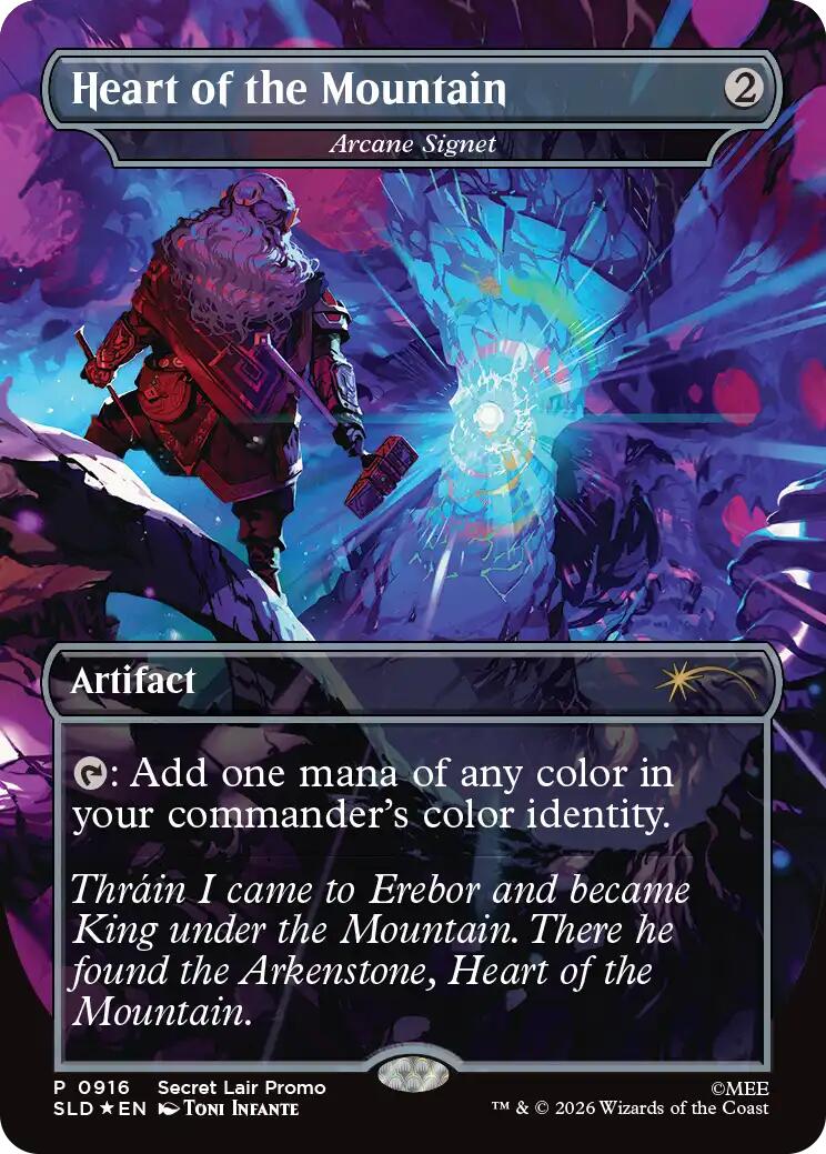 Heart of the Mountain - Arcane Signet [Secret Lair Drop Series] | Card Citadel